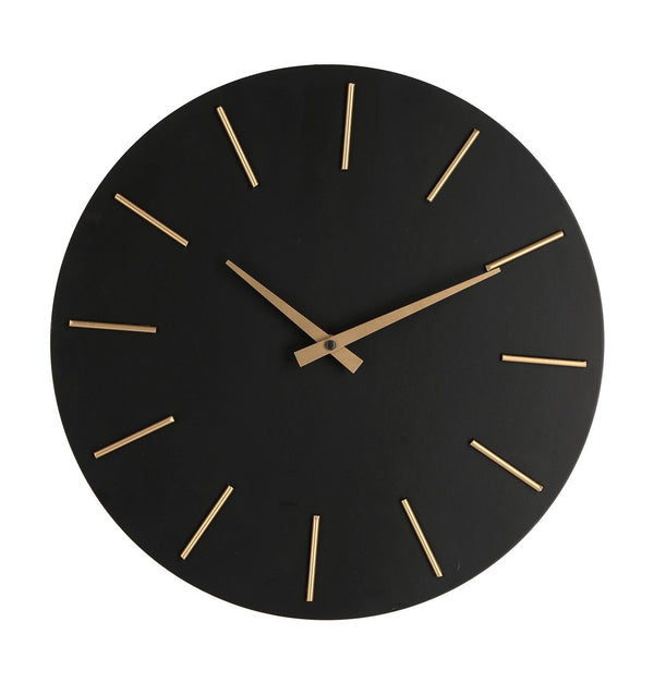 Orologio da Parete  Ø40x5 cm in Legno TimeLine Nero acquista
