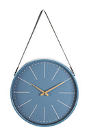 Orologio da Parete  40x6x66 cm in Legno Timely Blu-1