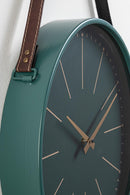 Orologio da Parete  40x6x66 cm in Legno Timely Verde-2