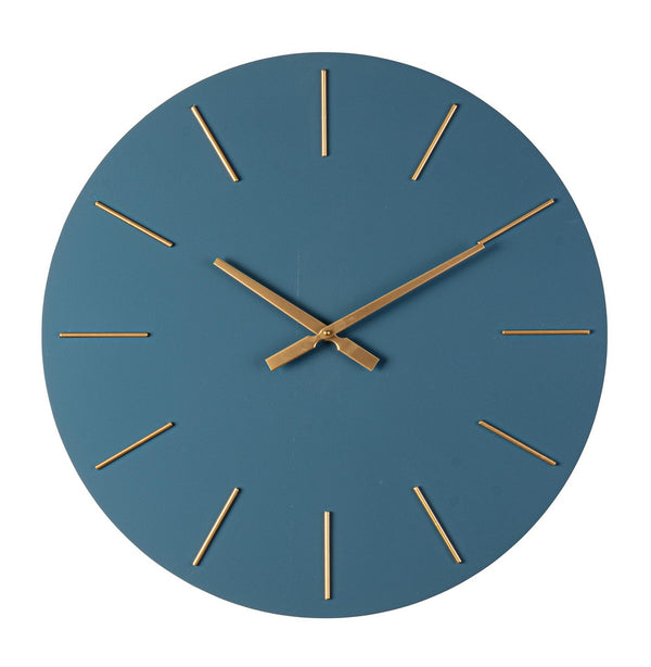 Orologio da Parete  Ø60x5 cm in Legno TimeLine Blu prezzo