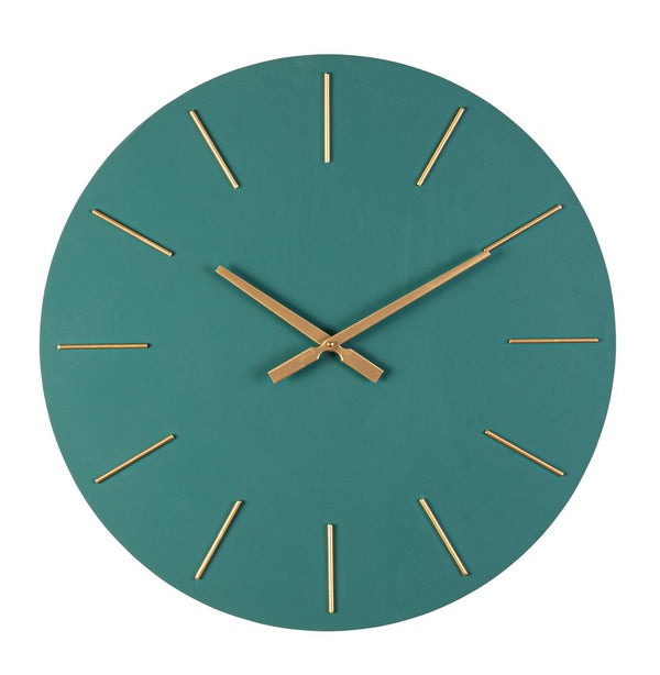 Orologio da Parete  Ø60x5 cm in Legno TimeLine Verde sconto