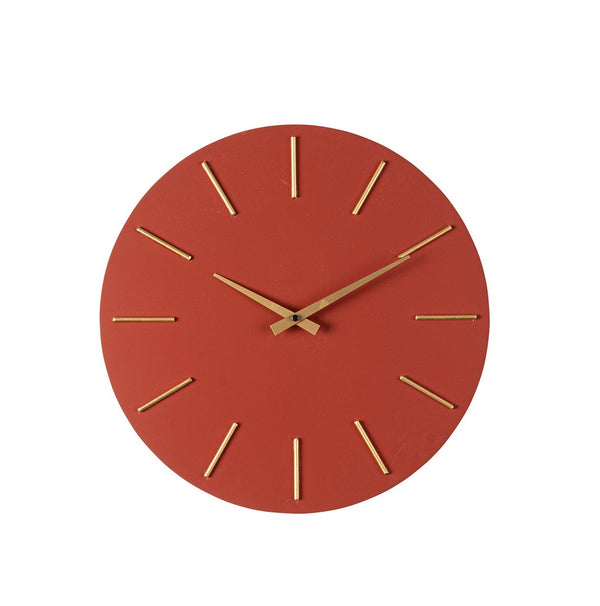 Orologio da Parete  Ø40x5 cm in Legno TimeLine Mattone acquista