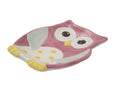 Piattino Porta Sapone Gufo Spring 14x11x2,4 cm Porcellana-2