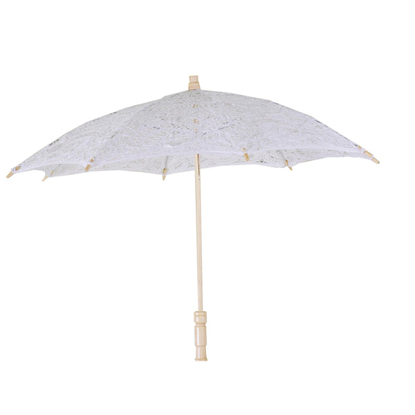 online Parasol Parapluie en dentelle blanche perforée cm Ø60x44