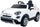 Voiture jouet électrique pour enfants 12V avec permis Fiat 500X blanc