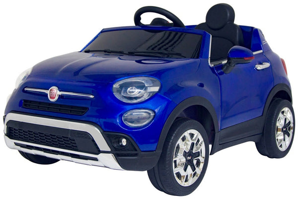 Voiture jouet électrique pour enfants 12V avec permis Fiat 500X bleu acquista