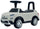 Voiture porteur sous licence Fiat 500X blanche pour enfants