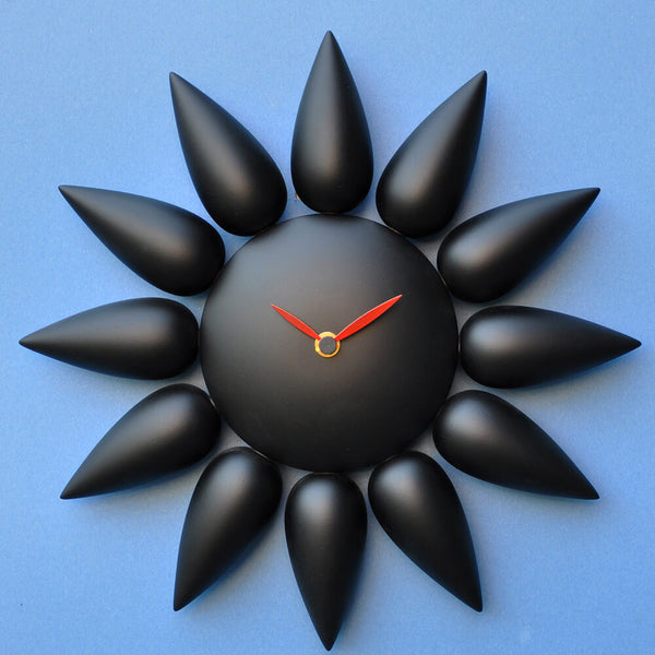 Horloge Murale Ronde 33,5Cm Pirondini Italia Dalia Noir online
