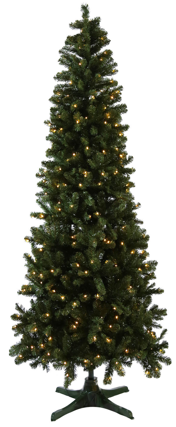 online Sapin de Noël artificiel avec ouverture de parapluie LED Kentucky Slim Vert Différentes tailles