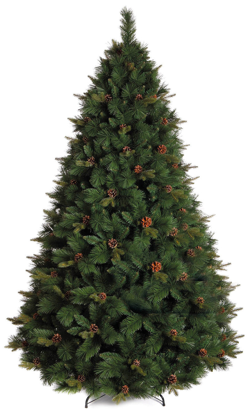 Albero di Natale Artificiale Apertura ad Ombrello Natural Pine Verde Varie Misure-1
