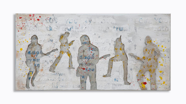 acquista Peinture sur Toile Rock 120x3x60 cm en Bois et Toile