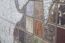 Pannello Bizantino Map Ø125x3,5 cm in Ferro Multicolor-6