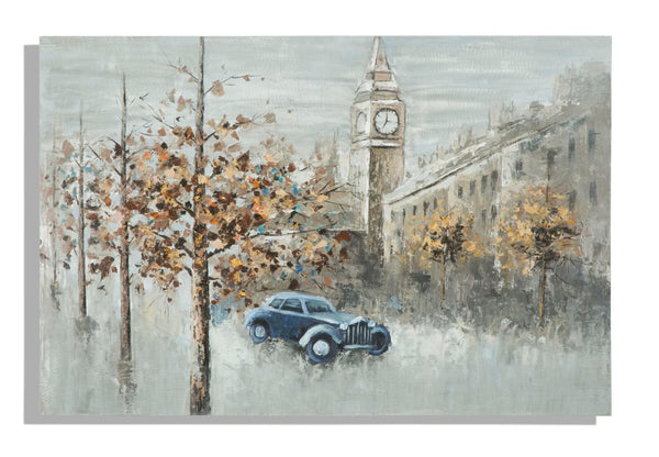 Peinture sur Toile Londres 120x3,7x80 cm en Aluminium, Bois et Toile acquista