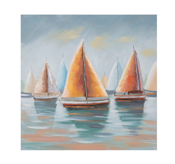 Peint sur Toile Sidney 80x4x80 cm Bois de Pin et Toile online