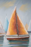 Dipinto su Tela Sidney 80x4x80 cm Legno di Pino e Canvas-2