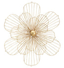 Pannello Flowery Stick 60x8x54 cm in Ferro Oro-1