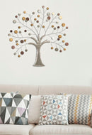 Pannello da Muro Tree 88x2,5x88 cm in Ferro-7