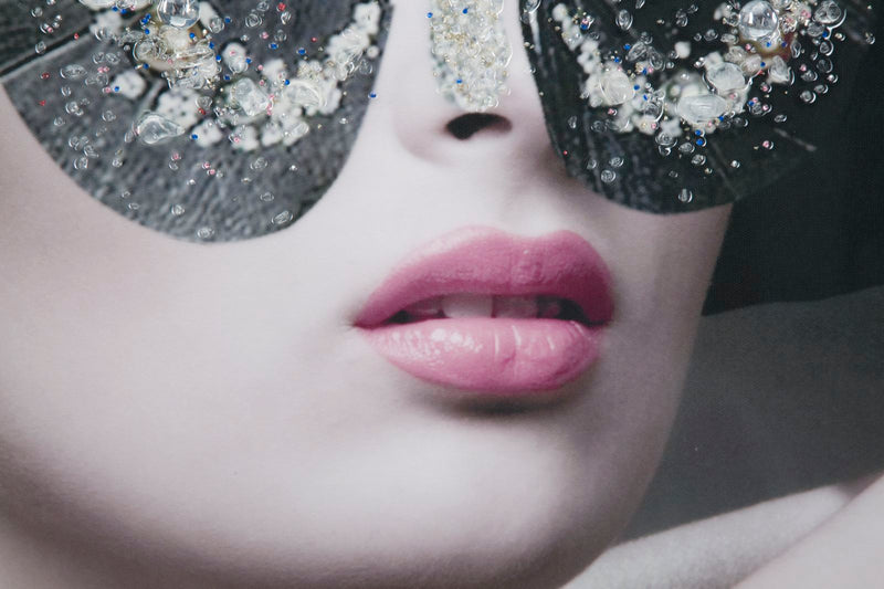 Stampa su Tela con Applicazioni Dark Lady 80x3,8x120 cm Legno di Abete e Canvas Multicolor-4