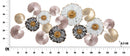 Pannello Pinky 133,5x6,5x54,5 cm in Ferro Multicolor-9