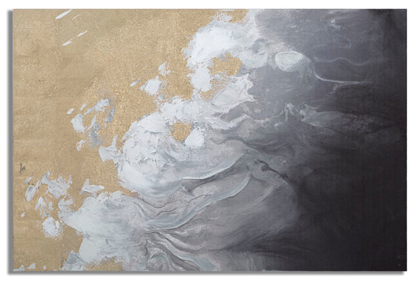 Peint sur Action Canvas 120x3,8x80 cm en Bois de Pin et Toile Multicolore sconto