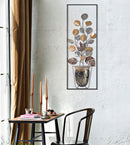 Pannello Vase 31x3,5x89,5 cm in Ferro Multicolor-5