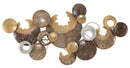 Pannello Circle 135x7x69 cm in Ferro Multicolor-1