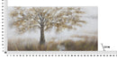 Dipinto su Tela Tree Dark 140x3,8x70 cm in Legno di Pino e Canvas Multicolor-6