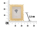 Cornice Leaf Glam 23,5x1,8x28,3 cm in Resina Oro-7