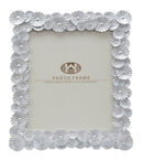Cornice Phix 27x2x33 cm in Poliresina e Vetro Argento-2