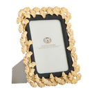 Cornice Glam Gink 24,5x2x29 cm in Poliresina e Vetro Oro e Nero-1