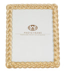 Cornice Ropy Oro 25x2x30 cm in Poliresina e Vetro Oro-2