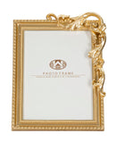 Cornice Fregis 19,5x3,7x25,5 cm in Poliresina e Vetro Oro-2