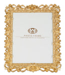 Cornice Rich 26,8x2x32,5 cm in Poliresina e Vetro Oro-2