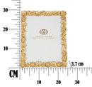 Cornice Mixy 24,5x2,3x29,5 cm in Poliresina e Vetro Oro-6