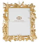 Cornice Oro Butterflies 30x4x36 cm in Poliresina e Vetro Oro-2