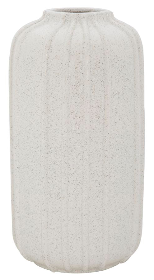 Vaso Ottus Ø23,5x43,5 cm in Ceramica Bianco e Grigio-1