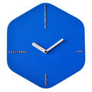 Orologio da Parete Esagonale 34,5X38Cm Pirondini Italia Hexagon Blu-1