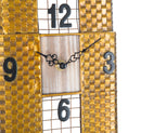 Orologio da Muro Empire Building 23,5x6,5x78 cm in Ferro Oro-9