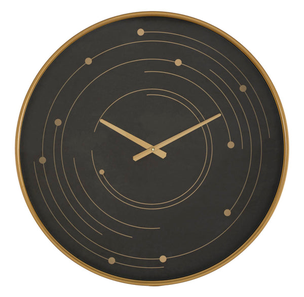 Horloge Murale Plix Ø60x6 cm en MDF Fer et Verre Multicolore prezzo