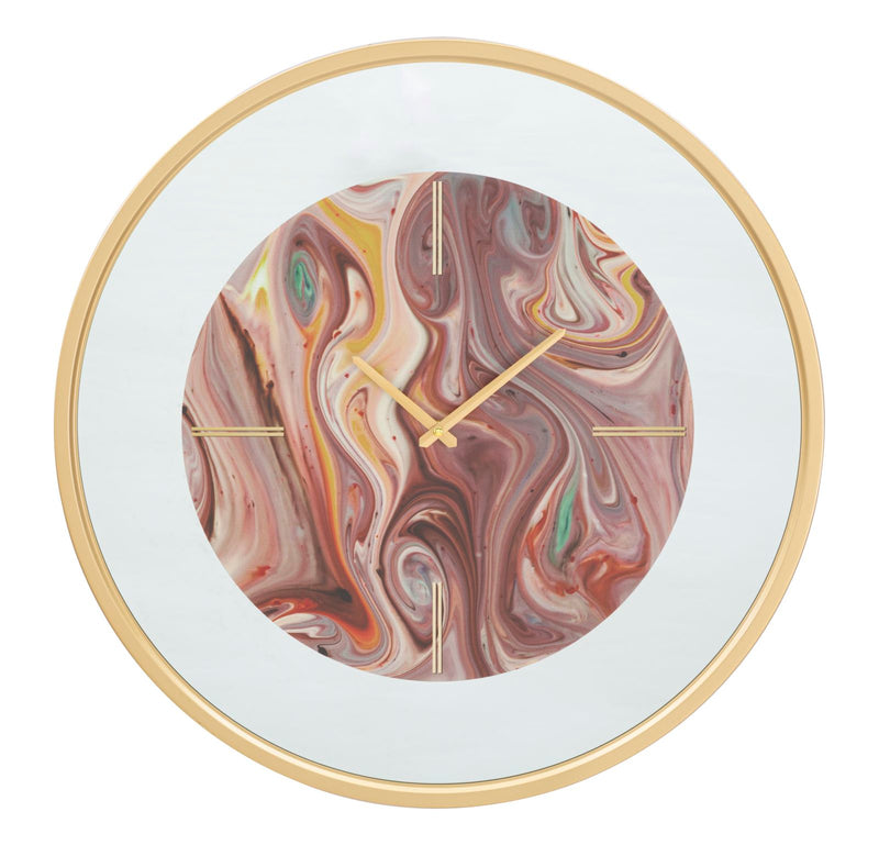 Orologio da Muro Mirror Mix Ø60x5 cm in Ferro MDF e Vetro Multicolor-1