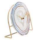 Orologio da Tavolo Twin 20x7x19,5 cm in Ferro e MDF Multicolor-2