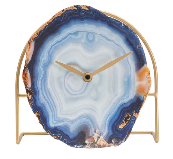 online Horloge de Table Twin 20x7x19,5 cm en Fer et MDF Multicolore