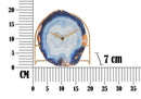 Orologio da Tavolo Twin 20x7x19,5 cm in Ferro e MDF Multicolor-6