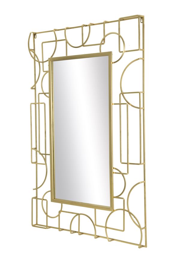 Mirror Marie 80x6x120 cm in Ferro Oro-2