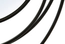 Specchio Dark Ø80x3 cm in Ferro Nero-4