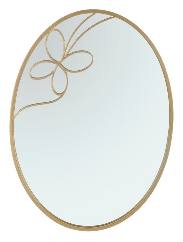 Miroir Butterfly Line Gold 66x3x90 cm en MDF Fer et Or prezzo