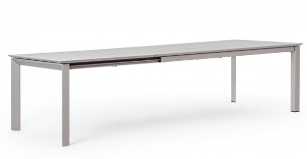 online Konnor Table Extensible 200-300x110 cm Rastin en Aluminium