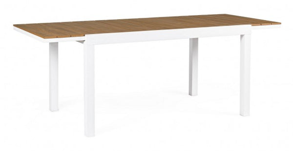 Table Extensible Elias 140-200x90 cm Blanc en Aluminium acquista