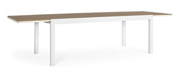 online Table Extensible Elias 200-300x95 cm Blanc en Aluminium