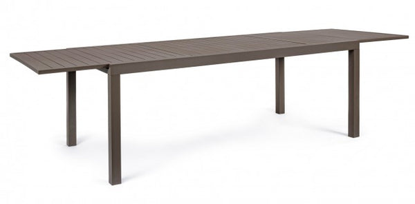 Table Extensible Hilde 200-300x100 cm Café en Aluminium acquista